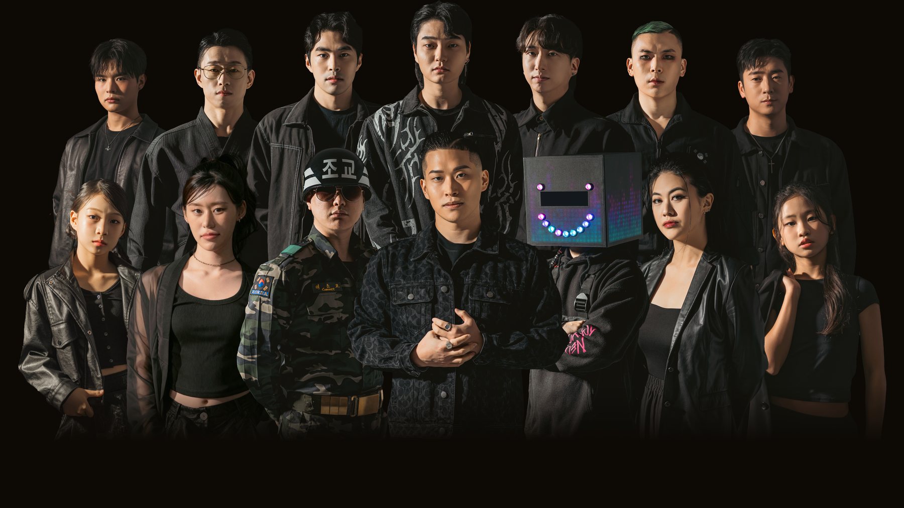 GRUNT ZERO 소속 아티스트 단체 사진